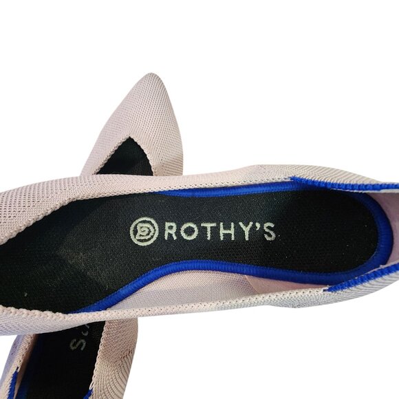 Rothy's The Point Ballet Flats Shoes Bird's Eye Womens size 7W - Picture 6 of 6